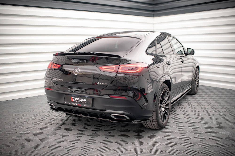 Spoiler Mercedes GLE Coupe AMG Pakket W167 Maxton Glans Zwart