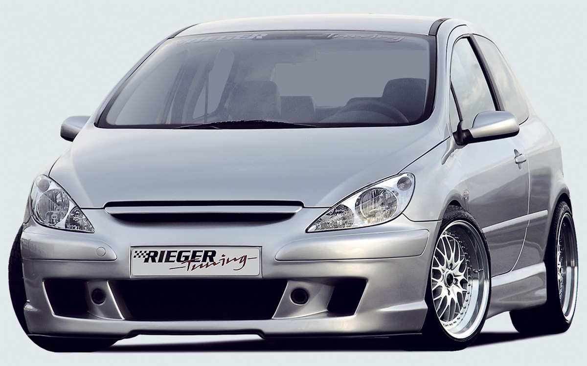 Voorbumper met geïntegreerde zonder embleem Peugeot 307 Rieger