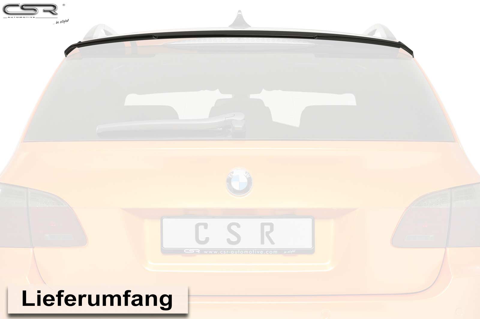 Achterspoiler BMW 5er E61 Touring Glans Zwart – CSR Automotive – 07/2003–05/2010