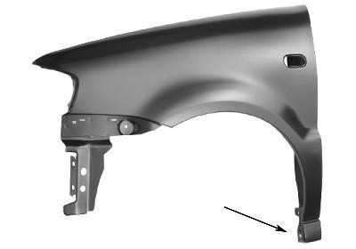 spatbord, rechts,-10/2000 VW Polo, 1999-2001
