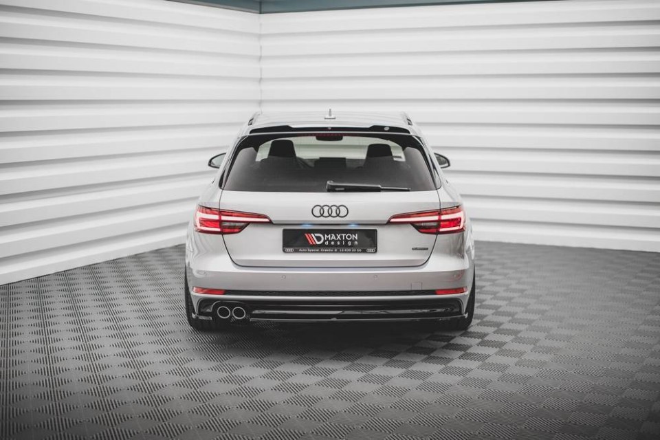 Achterzij Spoilers Audi A4 B9 S-Line Glanzend Zwart