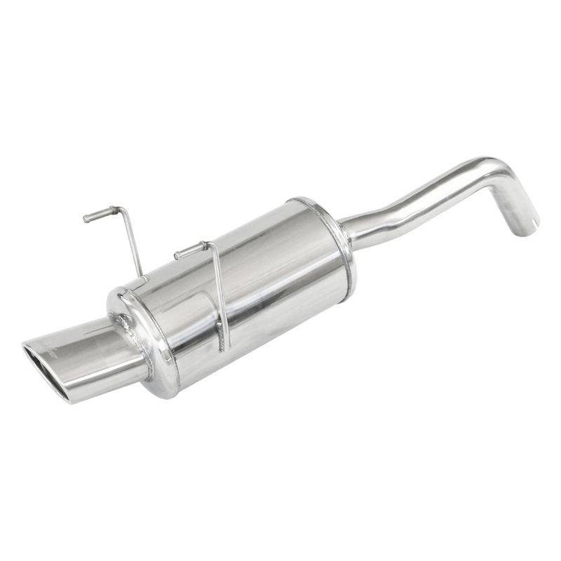 100% RVS Sportuitlaat  Fiat 500 1.4 16v (100pk) 2007- 120x80mm