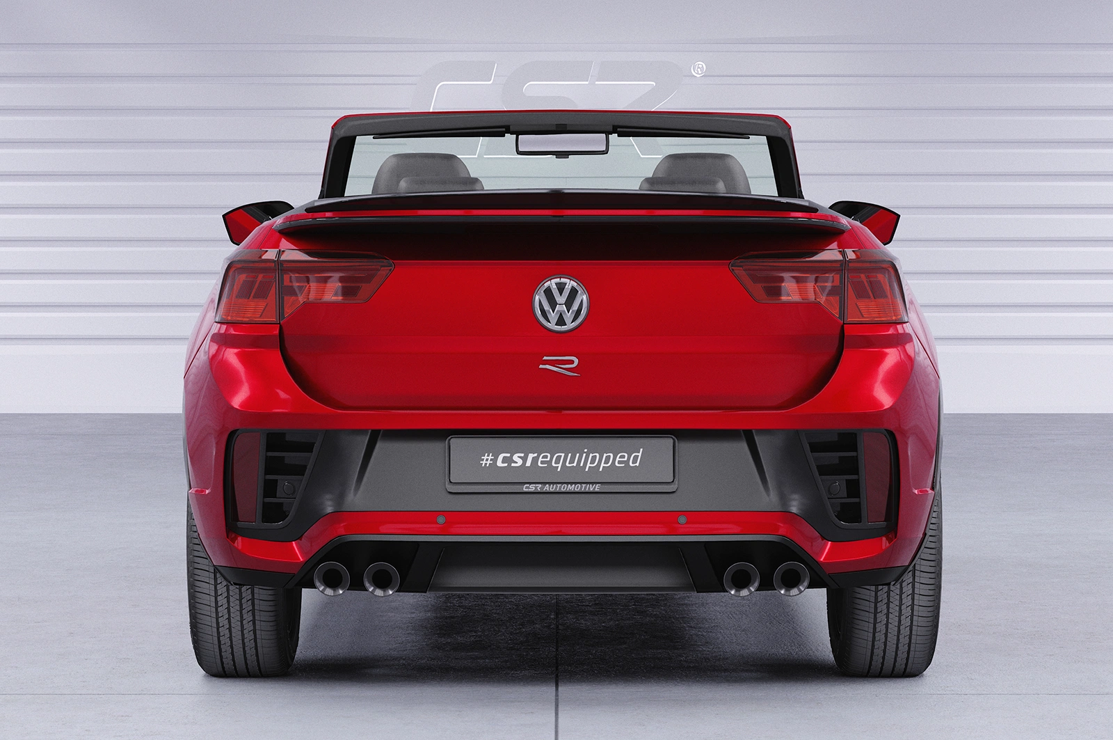 Achterspoiler VW T-Roc (Typ A1) Cabrio Glans Zwart – CSR Automotive – vanaf 08/2019