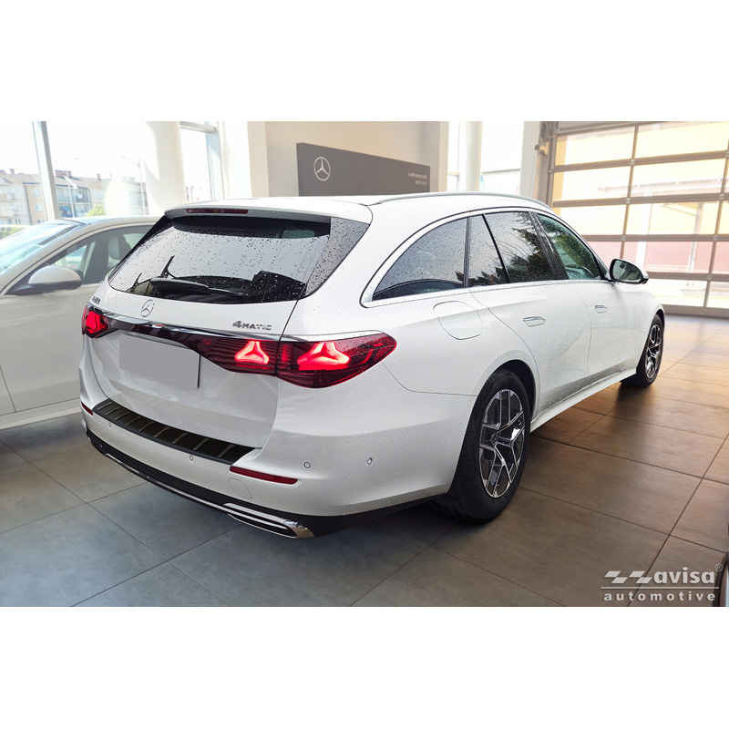 Matzwart RVS Achterbumperprotector  Mercedes E-Klasse (S214) Estate 2023- 'Ribs'