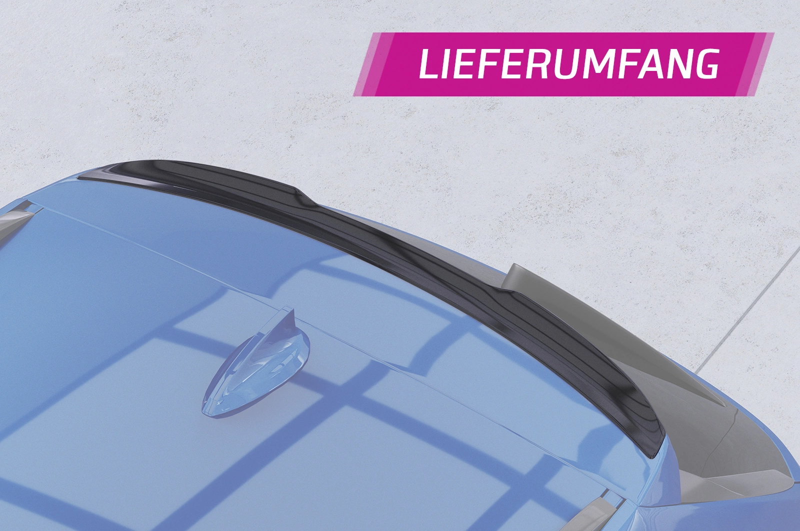Achterspoiler BMW 3er F31 Touring glans zwart