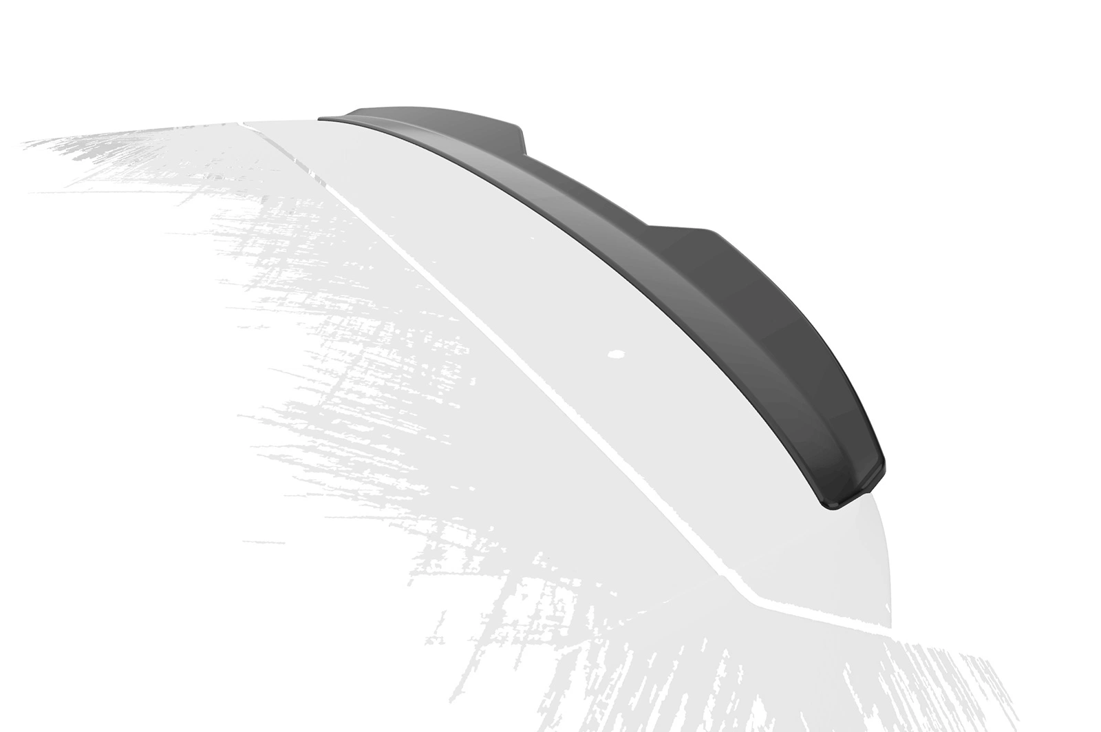 Achterspoiler Fabia 3 Combi glans zwart