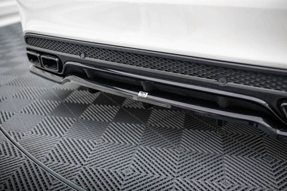 Diffusor Mercedes C63 AMG W205 S205 Maxton Glans Zwart