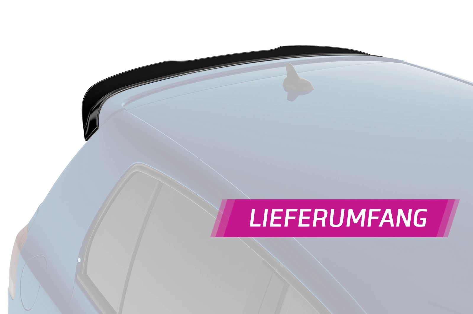 Achterspoiler VW Golf 6 GTI / GTD / R / R-Line Glans Zwart – CSR Automotive – 2008–2012