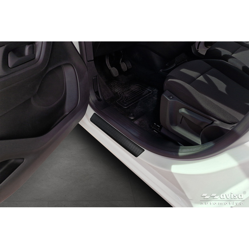 Aluminium Instaplijsten 'Riffled Plate'  Toyota Proace Verso II 2016- / Opel Combo-E Life, Peugeot Partner III, Peugeot Rifter, Citroën Berlingo III, Citroën Berlingo III Multispace 2018- / Toyota Proace City, Toyota Proace City Verso 2019- & Citroën