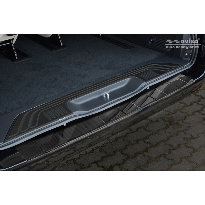 Echt 3D Carbon Achterbumperprotector  Mercedes Vito / V-Klasse 2014-2019 & Facelift 2019-
