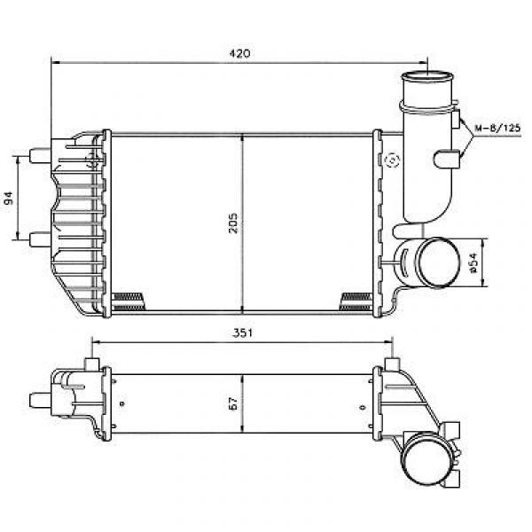 Intercooler DUCATO 94-06 JUMPER/BOXER