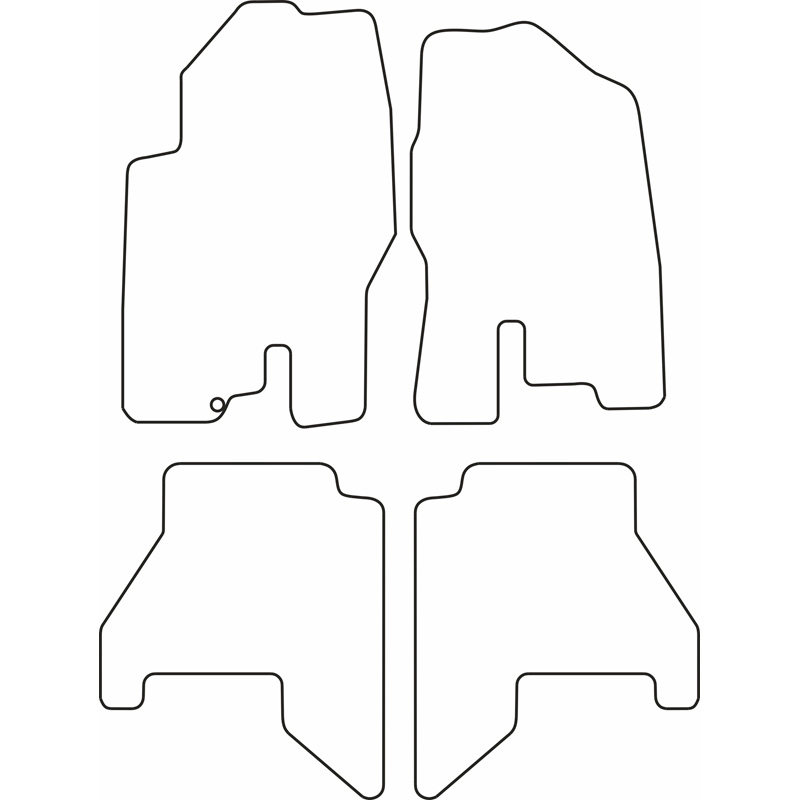 Automatten Velours  Nissan Pathfinder 2005-2013