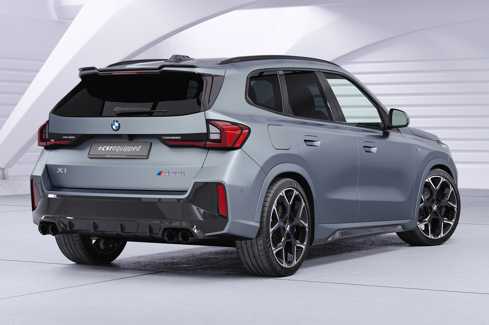 Achterspoiler BMW X1 / iX1 U11 Glans Zwart (2022-)