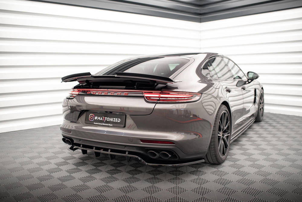 Diffuser Porsche Panamera E-Hybrid 971 Maxton Glans Zwart
