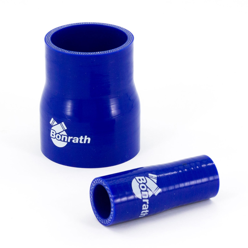 Bonrath Siliconen slang recht Reducer - Lengte:76mm - Ø80>70mm