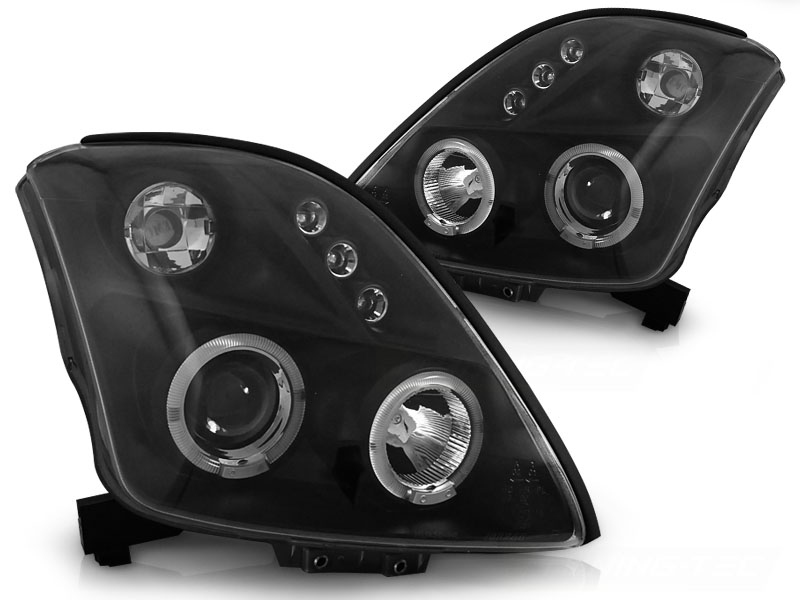 Faros Suzuki Swift 05- Black Angel Eyes