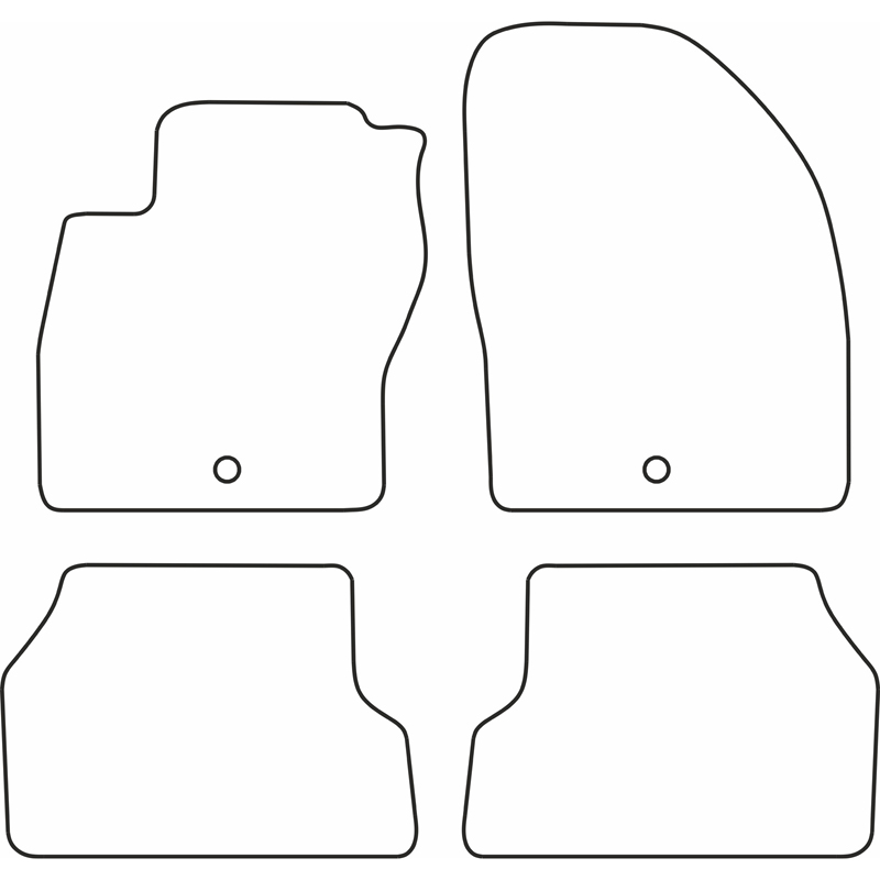 Automatten Velours  Ford Focus 2008-2011