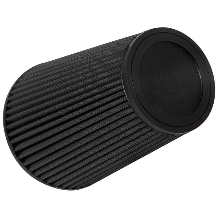 K&N Universeel Dryflow Zwart Luchtfilter Conisch 127mm aansluiting, 165mm onder, 121mm top, 222mm hoogte (RU-3107HBK)