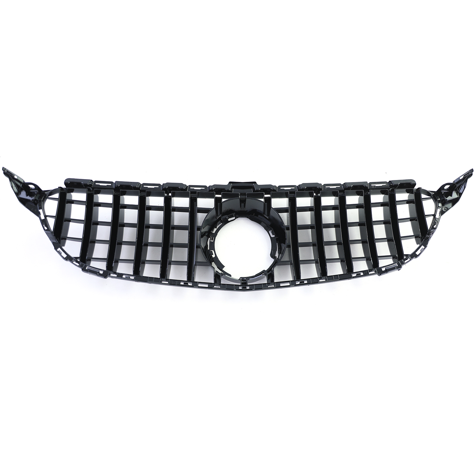 Grill Mercedes W205 13-18 Zwart Glanzend