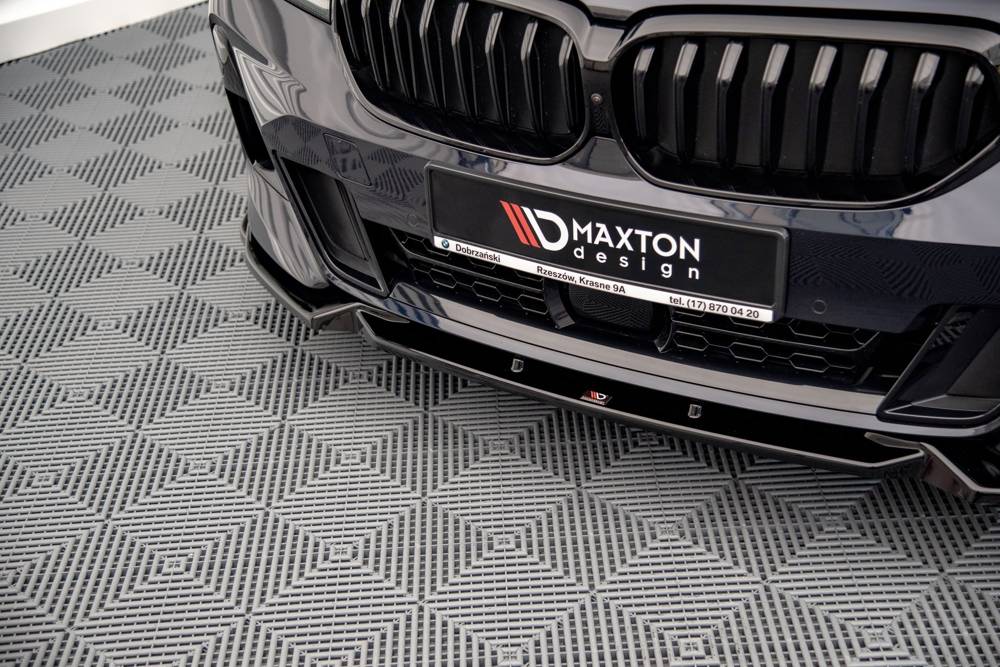Voorspoiler BMW 6 GT M Pakket G32 Facelift 2020 - Maxton Glans Zwart