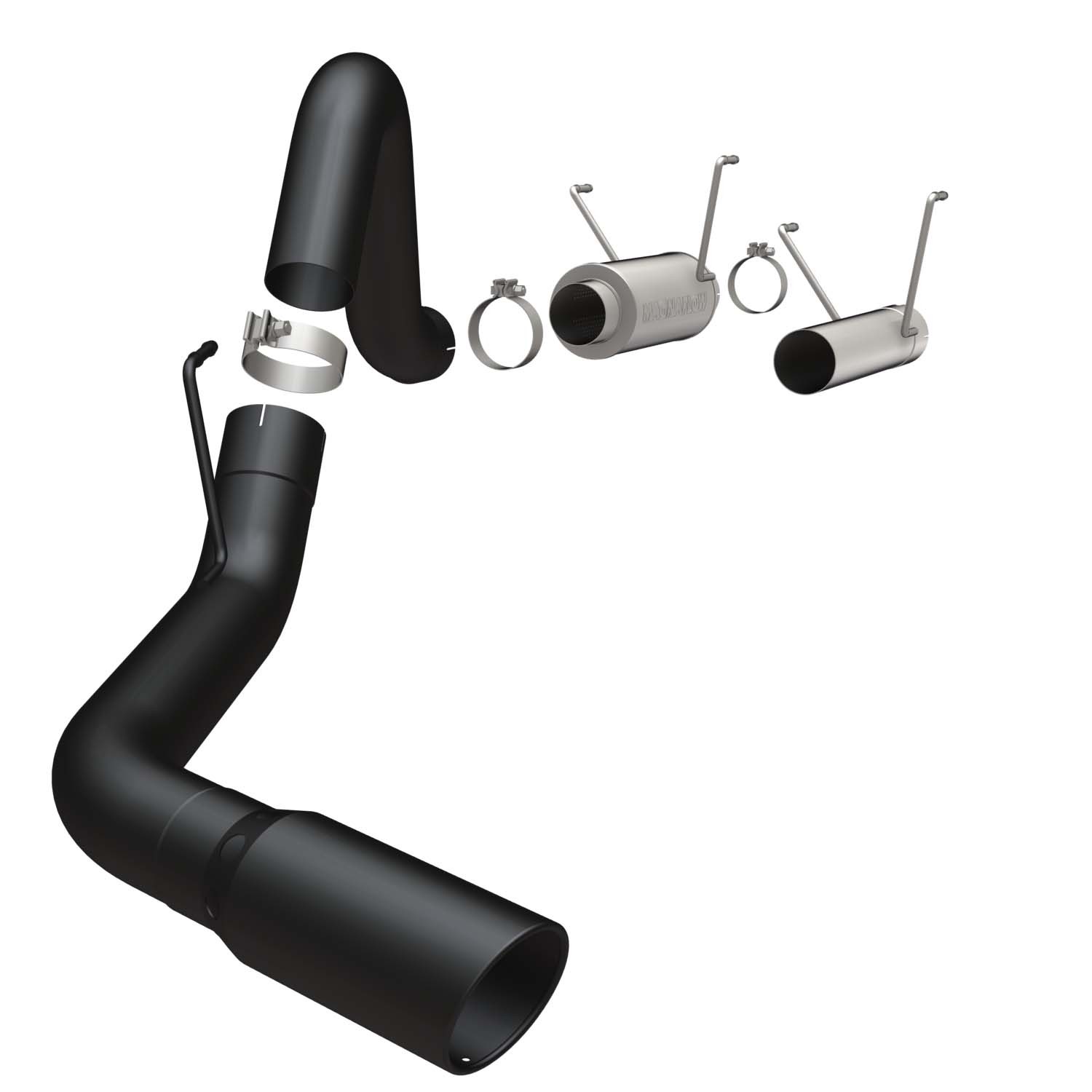 Dodge Cat-Back 07-10 Dodge Ram 6.7L Black Magnaflow Cat-Back