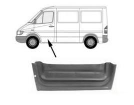deurbodem, links Mercedes Sprinter, 1995-2006