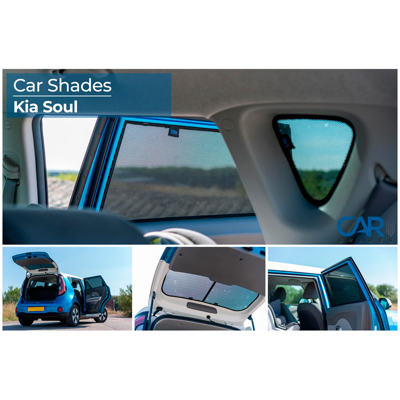 Set Car Shades  Kia Soul II 5 deurs 2014-2019 (6-delig)