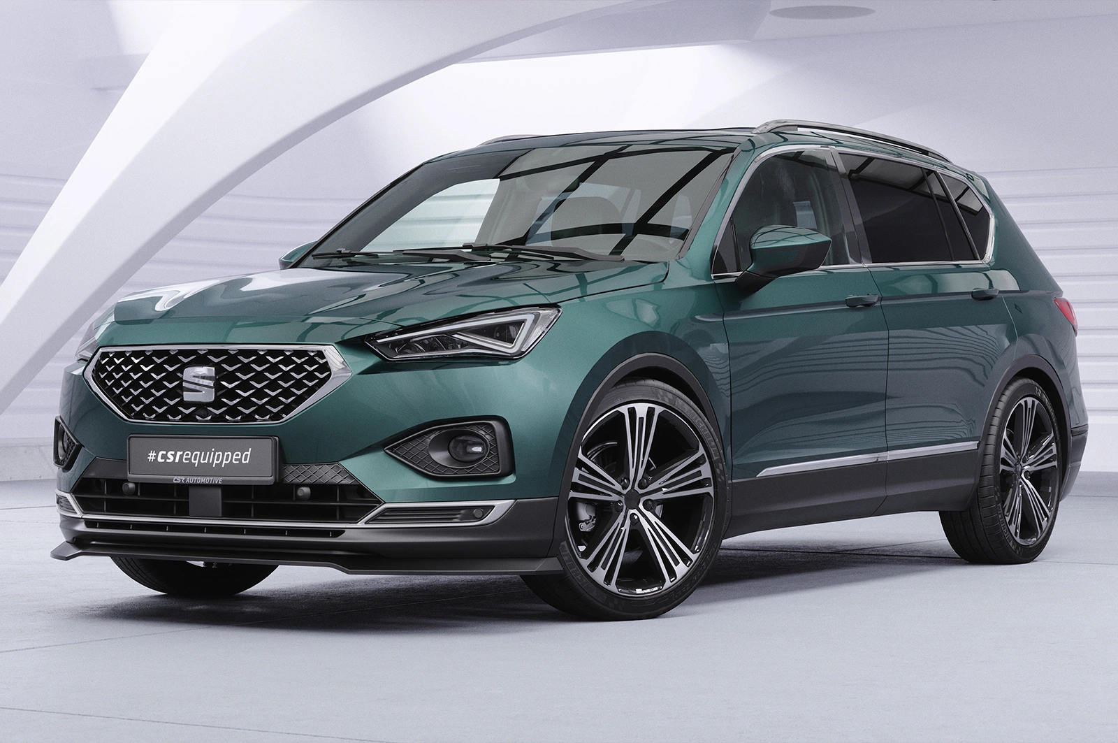 Voorspoiler Seat Tarraco glans zwart