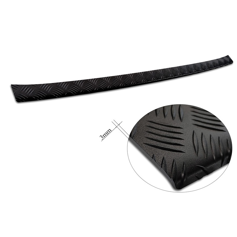 Matzwart Aluminium Achterbumperprotector  Toyota RAV4 (5th Gen.) 2018- & Suzuki Across 2020- 'Riffled Plate'