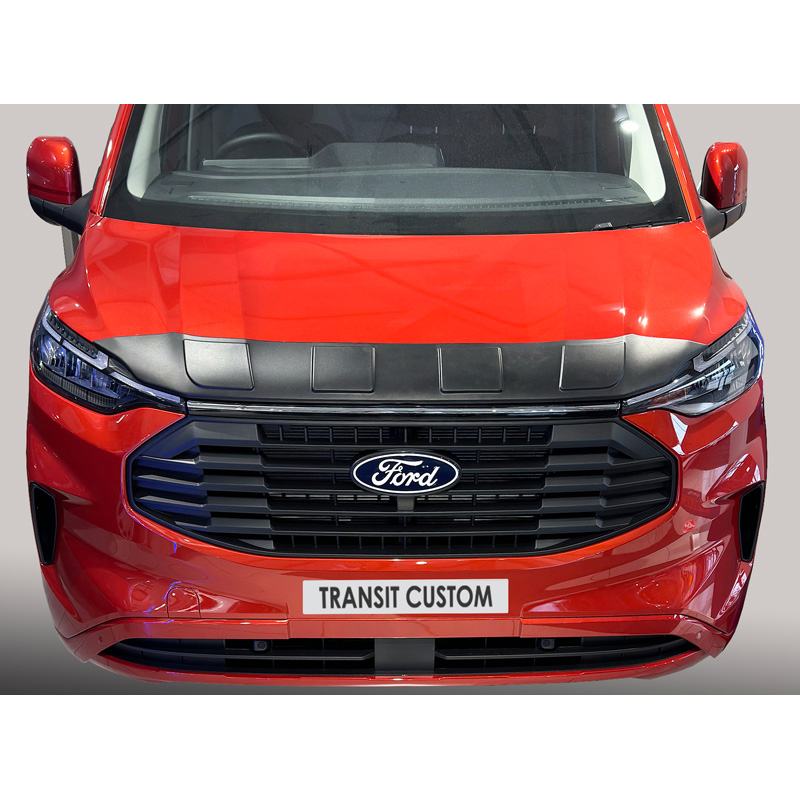 RGM Motorkap cover/beschermer  Ford Transit Custom / Tourneo Custom 2023- Zwart