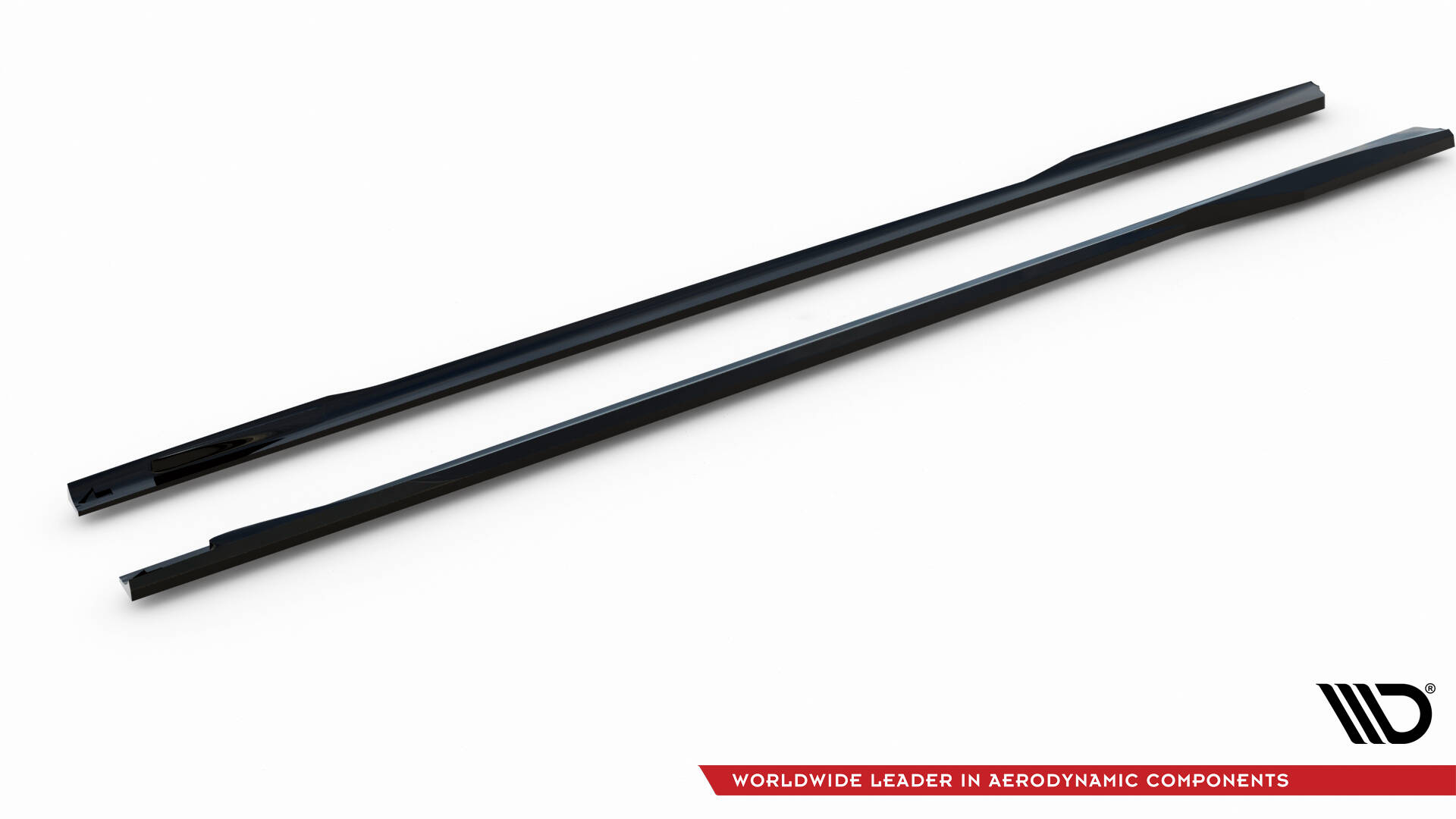 Zijskirts BMW 4 Coupe / Cabrio G22 / G23 Maxton Glanzend zwart
