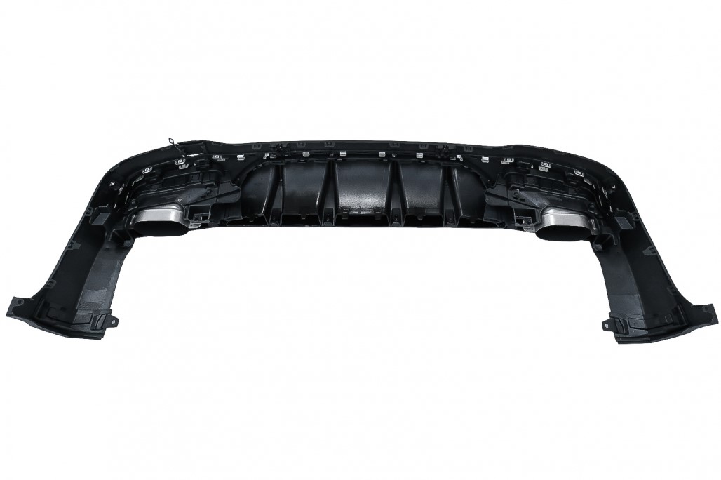 Diffusor Mercedes GLC X253 (2020-..) Facelift GLC63 incl. Uitlaat Stukken zwart