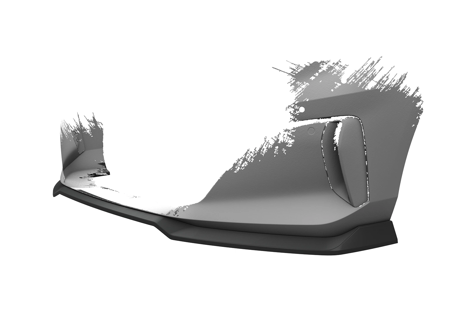 Voorspoiler BMW 2er (U06) Active Tourer glans zwart