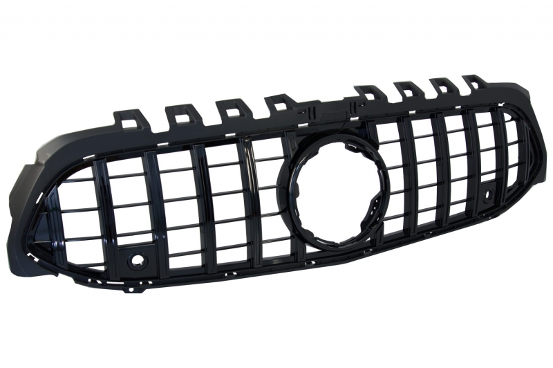 Grill Mercedes A klasse W177 / V177 GT-Look Glans Zwart