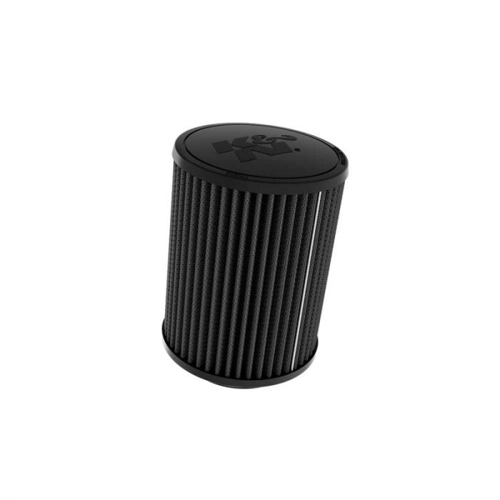 K&N Universeel Dryflow Zwart Luchtfilter Rond 76mm aansluiting, 127mm diameter, 165mm hoogte (RU-3128HBK)