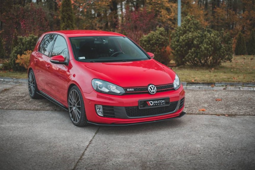 Race Voorspoiler VW Golf 6 GTI Maxton Design v.3
