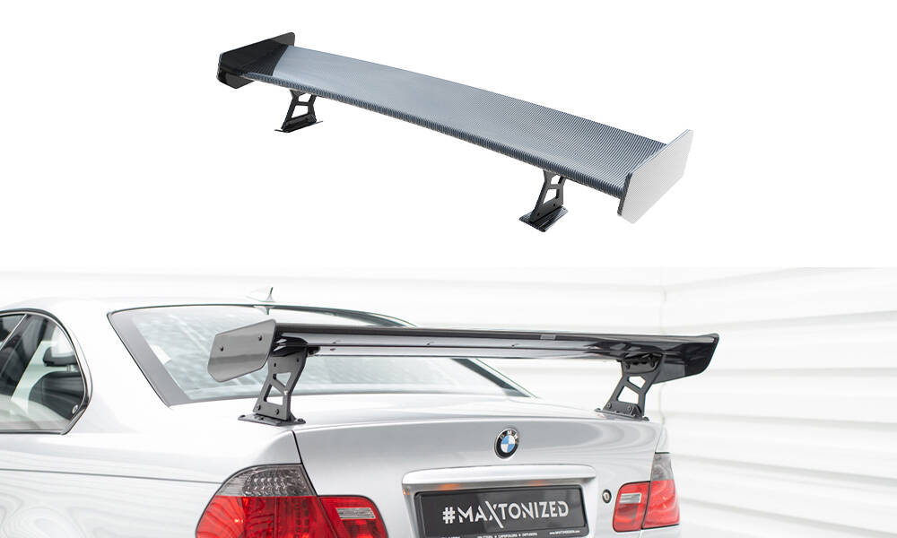 Carbon Spoiler Met Externe Brackets BMW 3 Coupe E46