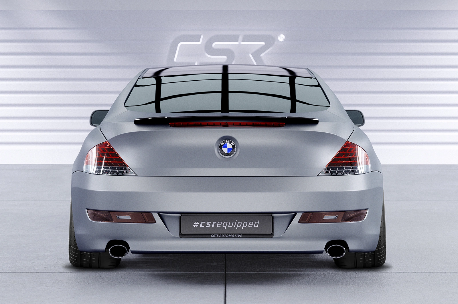 Achterspoiler BMW 6‑Serie E63/E64 glans zwart 2003–2010