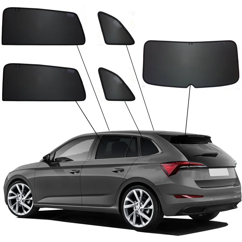 SunClip Zicht- & Zonwering  Skoda Scala (NW) 2019-