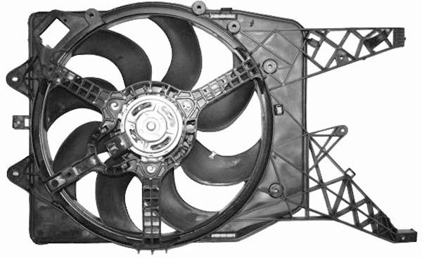 VOOR ZET FAN CORSA D 06->> 405mm 1.3-16V CDTI75+90PS A/C