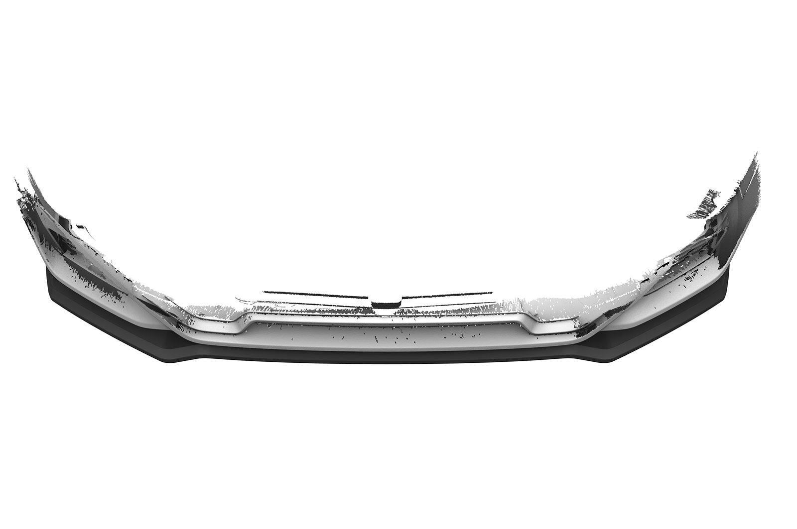 Voorspoiler passend voor BMW X1 M Pakket U11 CSR Glans Zwart