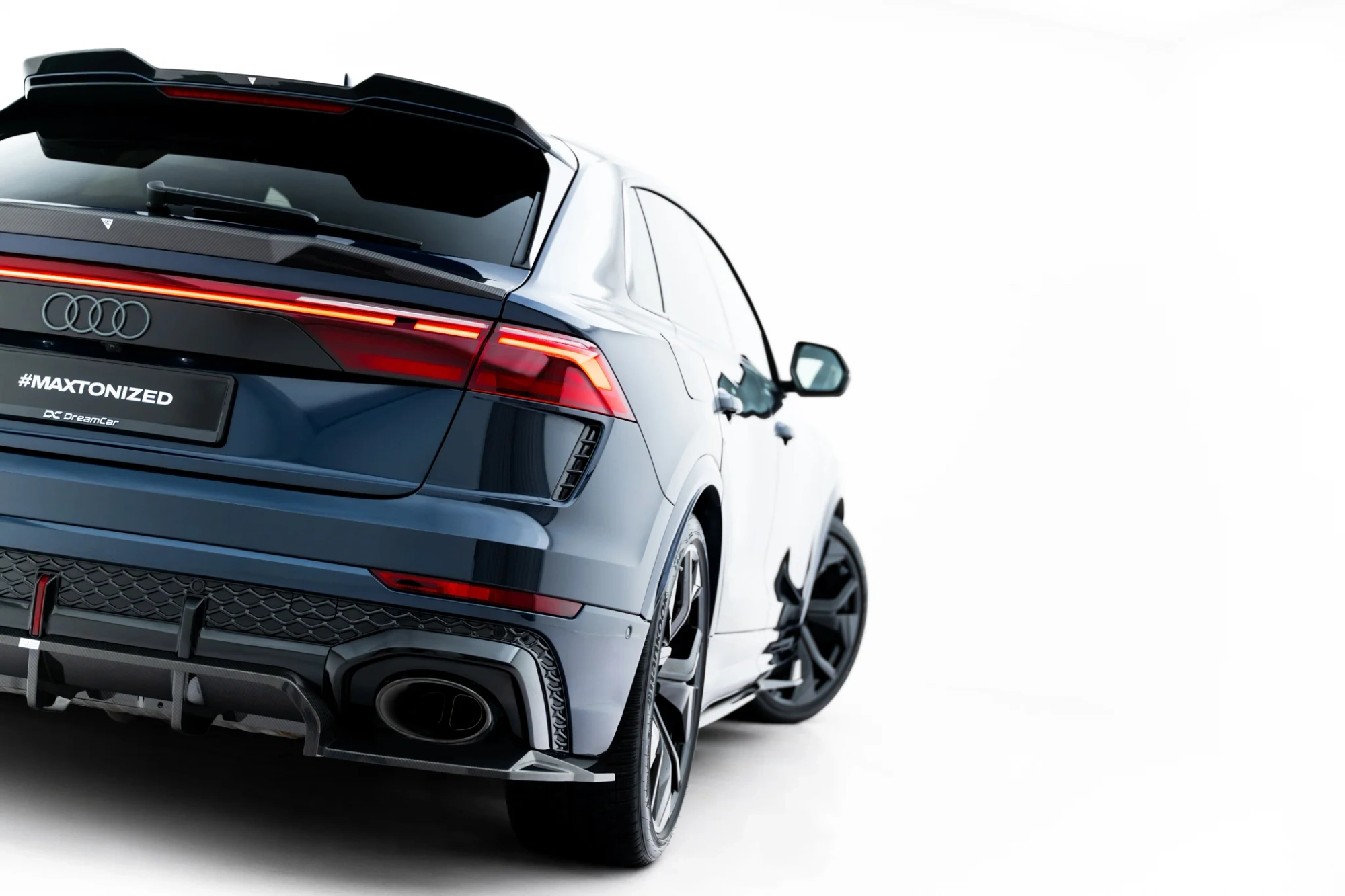 Diffuser Audi RSQ8 Mk1 Facelift – Maxton Prepreg Carbon Fiber Rear Splitter