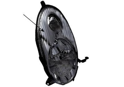 koplamp, H4, zwart, rechts,-05/2005 Nissan Micra, 2003-2011, K12