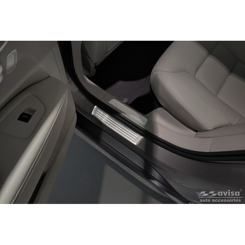 RVS Instaplijsten  Volvo V90 & V90 Cross Country 2016- - 'Engraved Lines' - 4-delig