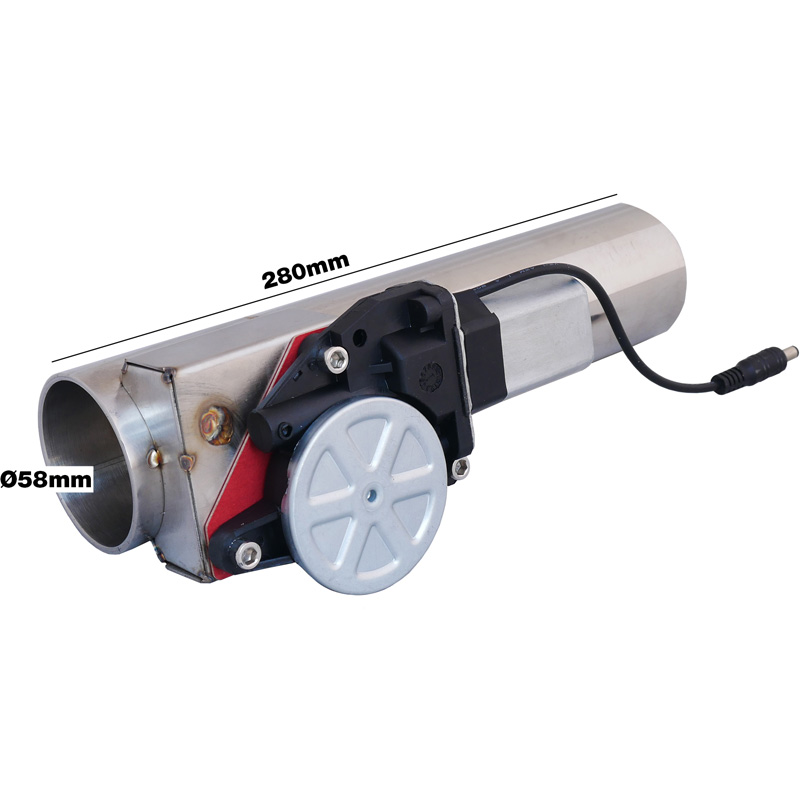 Simoni Racing Universele Uitlaatregelklep Systeem 3 - met Aanstekerplug, Schakelaar & Kabelset