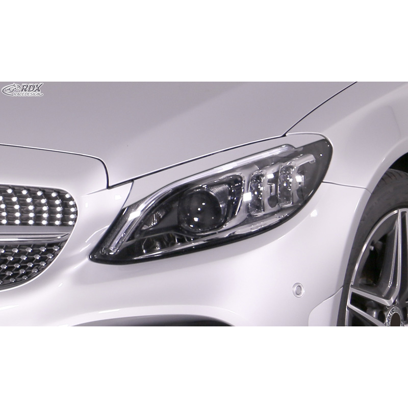 Koplampspoilers  Mercedes C-Klasse (W205) Sedan/Estate/Coupé 2014-2021 (ABS)