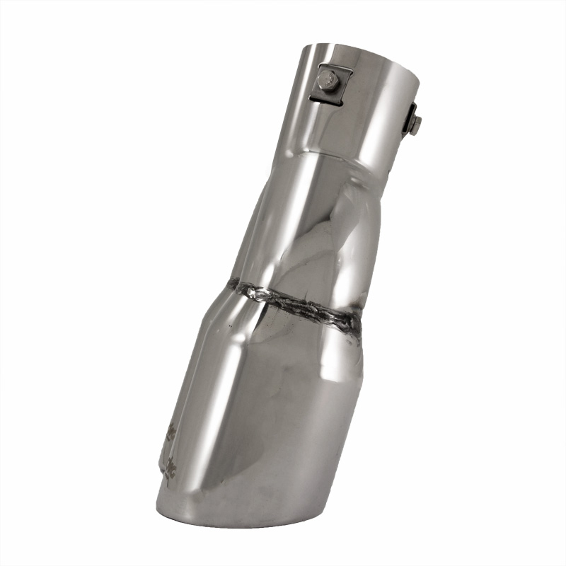 Simoni Racing Uitlaatsierstuk Dubbel Rond RVS - Ø90xL242mm - Montage ->62mm