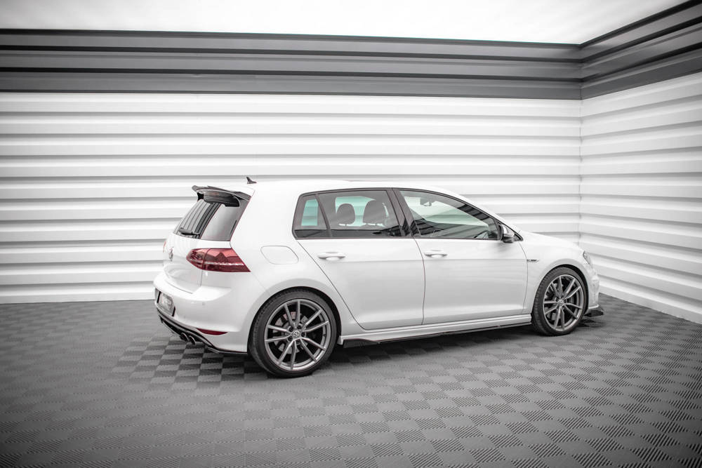 Zijskirts VW Golf 7 R Maxton Glans Zwart V.2