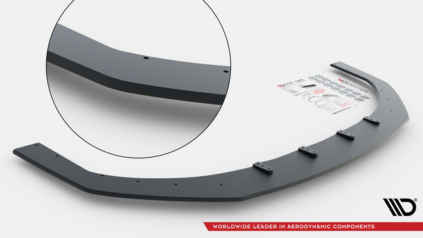 Street Pro zwarte Voorspoiler Kia Ceed GT MK3 / Proceed MK1