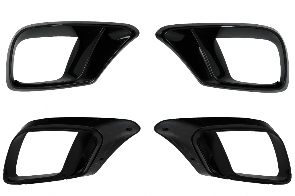 Mercedes S63/S65 W222 FL 17-20 Aero pakket Zwart